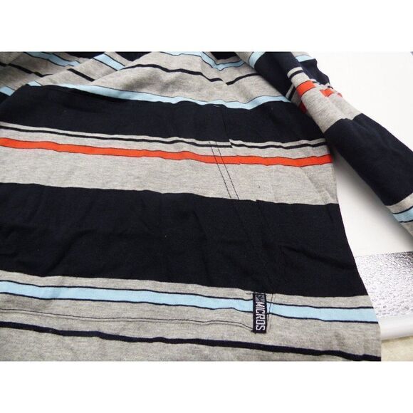 $44.50 Micros Men’s Variagated Striped Long Sleeve Hooded Tee,S - Picture 7 of 8